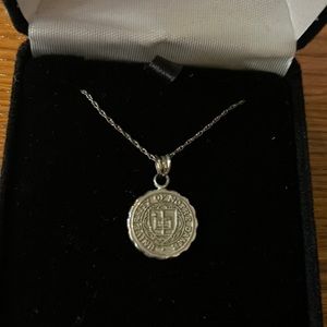 Notre Dame Delicate Chain Crest Necklace